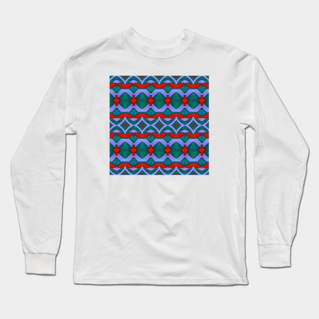 Flowing Air Crest Long Sleeve T-Shirt by Terran Textures 